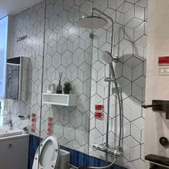 Bộ sen tắm cây đứng cảm biến nhiệt độ Loven American Standard WF-1M13 (WF1M13)