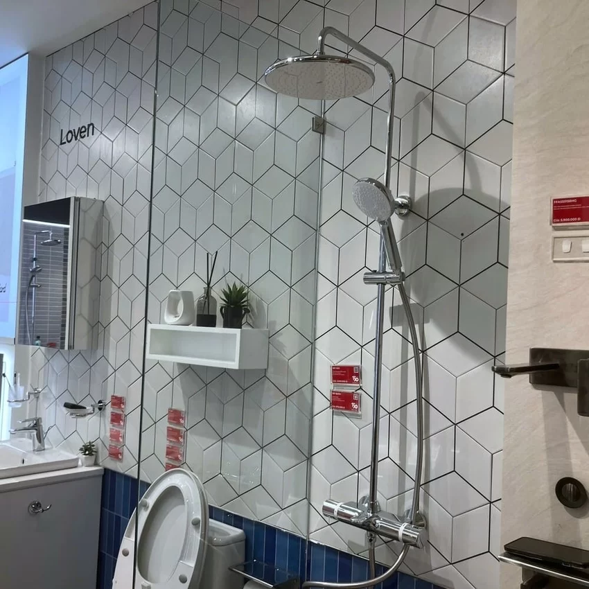 Bộ sen tắm cây đứng cảm biến nhiệt độ Loven American Standard WF-1M13 (WF1M13) 18 Bộ sen tắm Loven American Standard WF-1M13