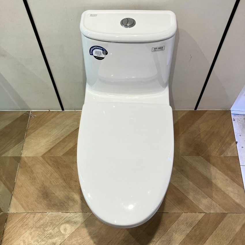 Bồn cầu 1 khối American Standard VF-1862 (VF1862) nắp êm dòng Loven 19 Thiết kế thân kín của bồn cầu American Standard VF-1862