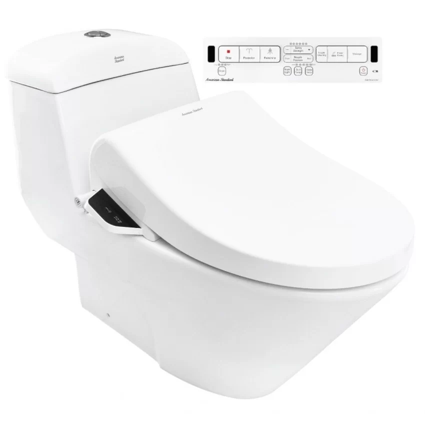 Bồn cầu 1 khối American Standard VF-2011PR (VF2011PR) nắp điện tử 6 Bồn cầu 1 khối American Standard VF-2011PR - Nắp điện tử - SKU: VF-2011PR
