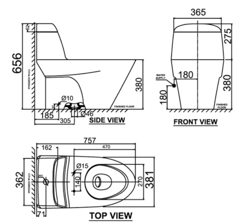 Bồn cầu American Standard nắp rửa cơ M4A839 Bồn cầu American Standard nắp rửa cơ M4A839