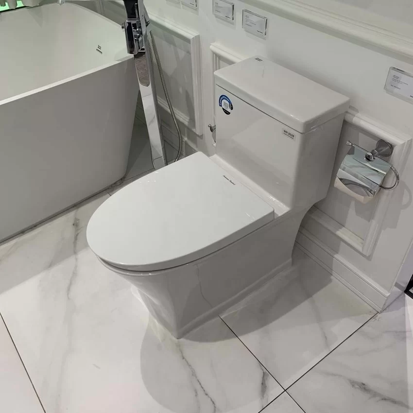 Bồn cầu 1 khối American Standard WP-2025 (WP2025) nắp êm dòng Kastello 22 Nắp êm bồn cầu WP-2025