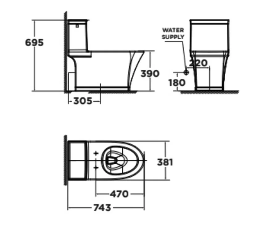 Bồn cầu 1 khối American Standard WP-2025 (WP2025) nắp êm dòng Kastello 10 Bồn cầu 1 khối American Standard WP-2025 (WP2025) nắp êm dòng Kastello
