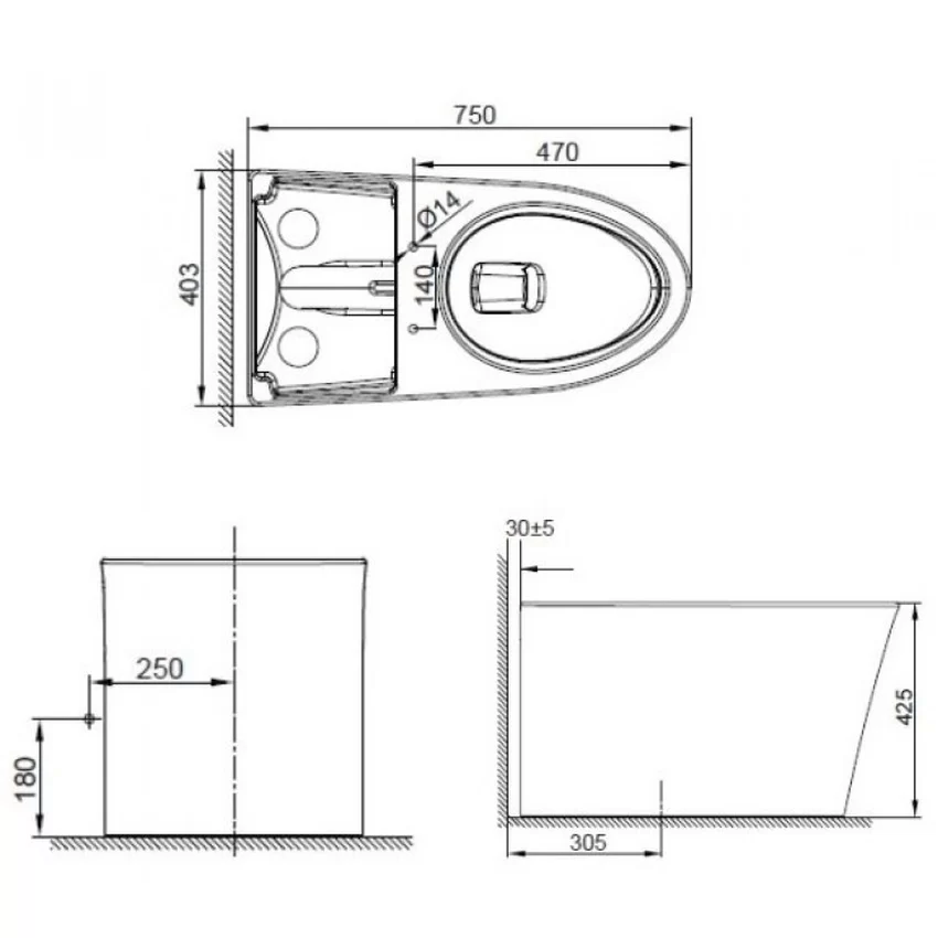 Bồn cầu 1 khối American Standard WP-3232 (WP3232) nắp êm dòng Studio S 10 Bồn cầu 1 khối American Standard WP-3232 (WP3232) nắp êm dòng Studio S