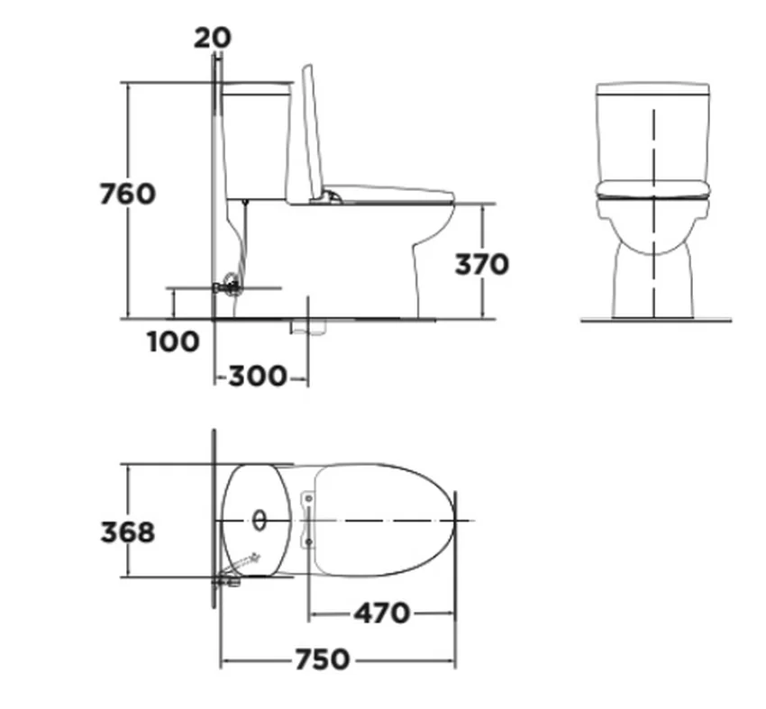 Bồn Cầu 2 Khối American Standard VF-2719 (VF2719) Bồn Cầu 2 Khối American Standard VF-2719 (VF2719)