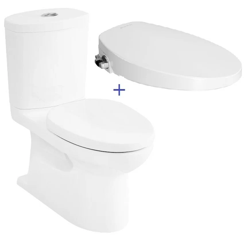 Mua ngay Bồn cầu 2 khối American Standard VF-2719S - SKU: VF-2719S Bồn cầu 2 khối American Standard VF-2719S nắp rửa cơ Slim