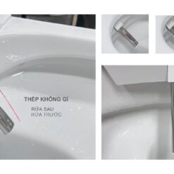 Bồn cầu treo tường nắp điện tử thông minh dòng Aero-Lite American Standard 103032BL00 + 103026SH00 (1073919990)