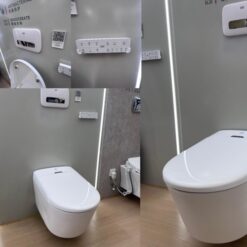 Bồn cầu treo tường nắp điện tử thông minh dòng Aero-Lite American Standard 103032BL00 + 103026SH00 (1073919990)