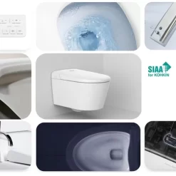 Bồn cầu treo tường nắp điện tử thông minh dòng Aero-Lite American Standard 103032BL00 + 103026SH00 (1073919990) 35 Bồn cầu treo tường nắp điện tử thông minh dòng Aero-Lite American Standard 103032BL00 + 103026SH00 (1073919990)