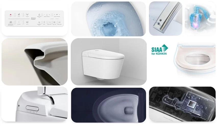 Bồn cầu treo tường nắp điện tử thông minh dòng Aero-Lite American Standard 103032BL00 + 103026SH00 (1073919990) 19 Bồn cầu treo tường nắp điện tử thông minh dòng Aero-Lite American Standard 103032BL00 + 103026SH00 (1073919990)