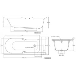 Bồn tắm Studio 1.5m American Standard