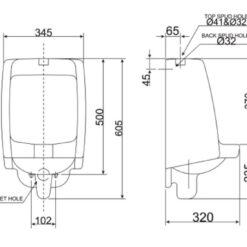 Bồn tiểu nam American Standard VF-6401 (VF6401)