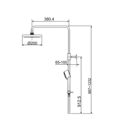 Cây sen American Standard A-6110.978.903 (A6110978903) 19 Cây sen American Standard A-6110.978.903 (A6110978903)