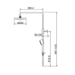 Cây sen American Standard A-6110.978.904 (A6110978904)