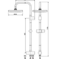 Cây sen phun mưa American Standard WF-9071 (WF9071)