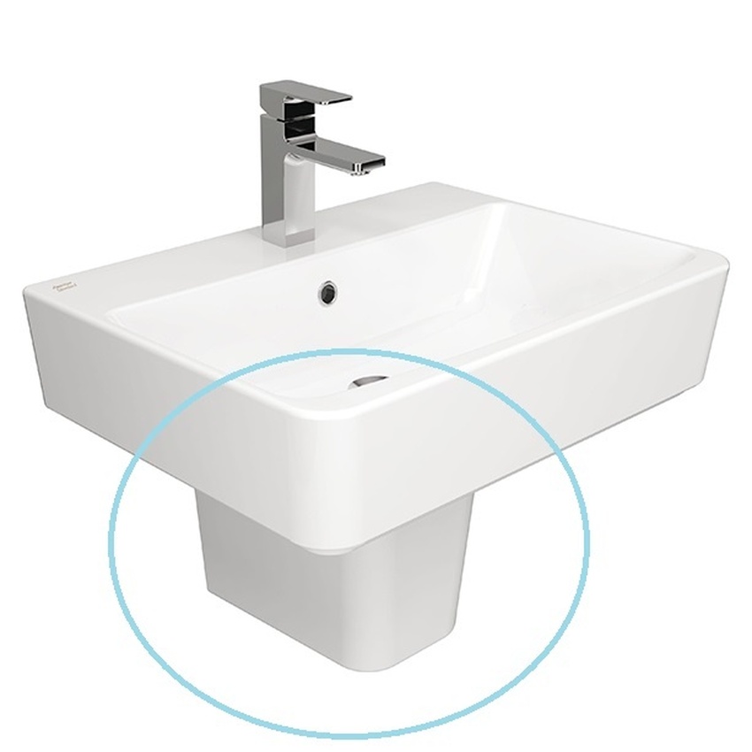 Chân chậu American Standard 0707-WT Chân chậu lavabo lửng American Standard 0707-WT