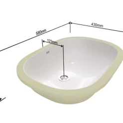 Chậu lavabo âm bàn American Standard 0458-WT (0458WT)