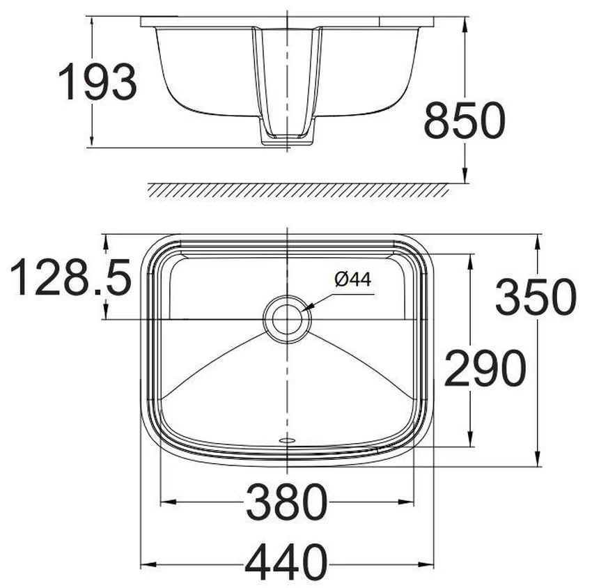 Chậu lavabo âm bàn Loven American Standard WP-0468 - Image 2 Chậu lavabo âm bàn Loven American Standard WP-0468