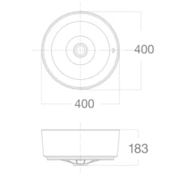 Chậu lavabo đặt bàn American Standard 0509-WT (0509WT)