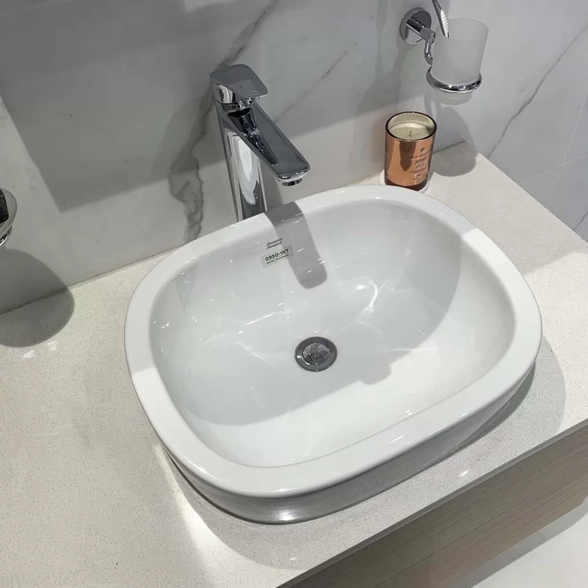 Chậu lavabo đặt bàn American Standard 0950-WT (0950WT) 19 Chậu lavabo đặt bàn American Standard 0950-WT hình 4