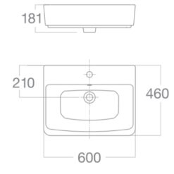 Chậu lavabo đặt bàn American Standard VF-0620 (VF0620)