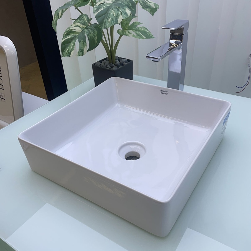 Chậu lavabo đặt bàn American Standard WP-F411 (WPF411) 16 Chậu lavabo đặt bàn American Standard WP-F411 - WP-F411