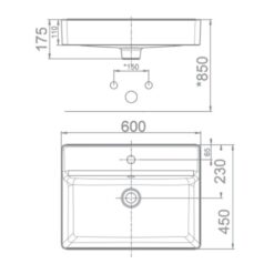 Chậu lavabo đặt bàn American Standard WP-F420 (WPF420)