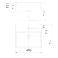 Chậu lavabo đặt bàn American Standard WP-F613 (WPF613)