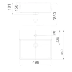 Chậu lavabo đặt bàn American Standard WP-F613 (WPF613)