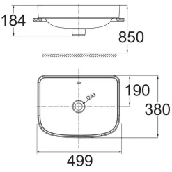 Chậu lavabo đặt bàn Loven American Standard WP-0638 (WP0638)