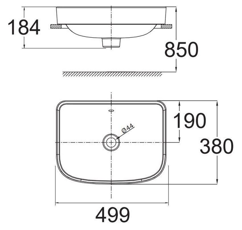 Thiết kế chậu lavabo Loven American Standard WP-0638 Thiết kế chậu lavabo Loven American Standard WP-0638