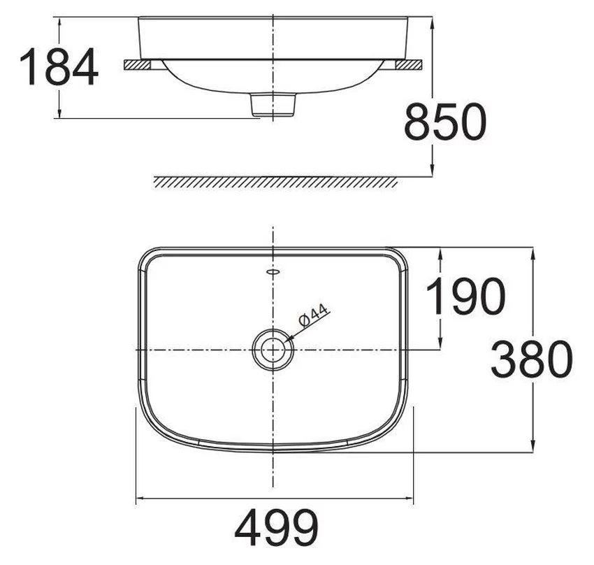 Thiết kế chậu lavabo Loven American Standard WP-0638 Thiết kế chậu lavabo Loven American Standard WP-0638