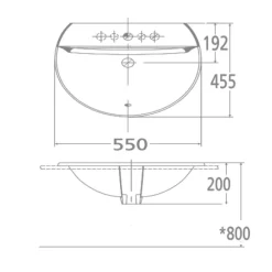 Chậu lavabo dương vành American Standard 0452-WT (0452WT)