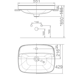 Chậu lavabo dương vành American Standard VF-0420 (VF0420) 15 Chậu lavabo dương vành American Standard VF-0420 (VF0420)