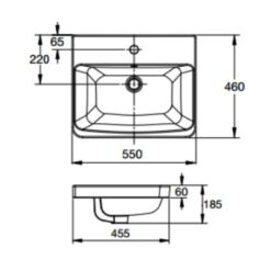 Chậu lavabo dương vành American Standard WP-F417 (WPF417)