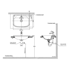 Chậu lavabo dương vành LOVEN American Standard VF-0462 (VF0462)