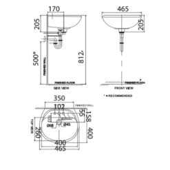 Chậu lavabo treo tường American Standard VF-0940 (VF0940)