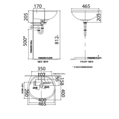 Chậu lavabo treo tường American Standard VF-0940 (VF0940)