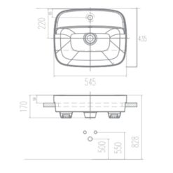 Chậu rửa mặt lavabo bán âm American Standard VF-0320 (VF0320)