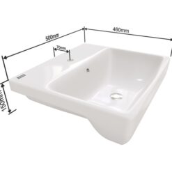 Chậu rửa mặt lavabo bán âm American Standard WP-F301 (WPF301)