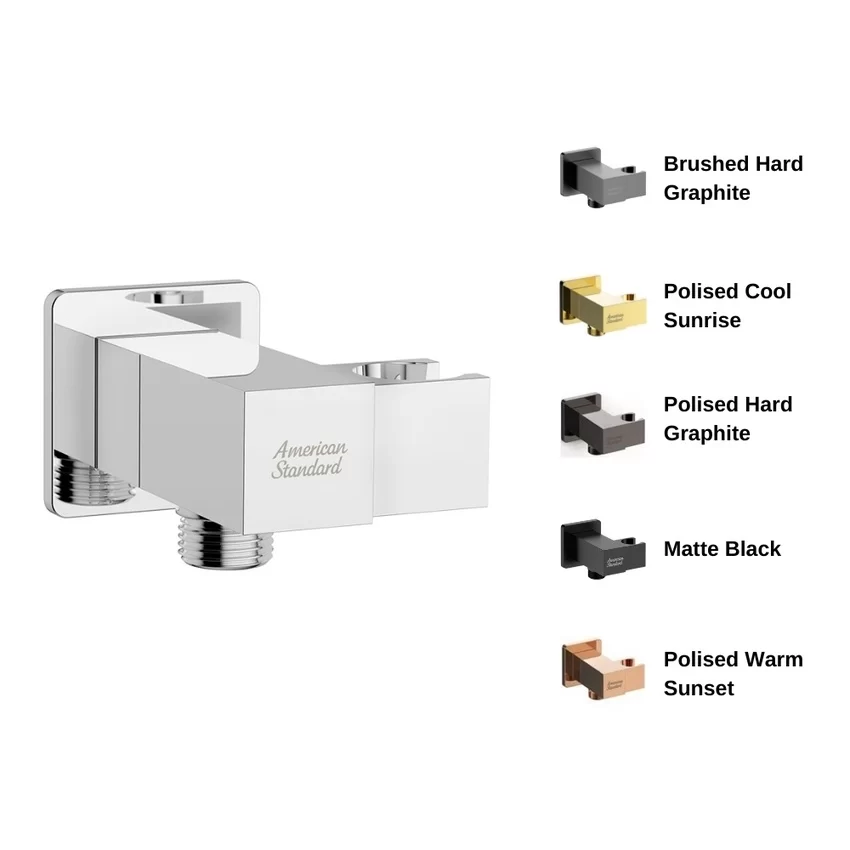 Co nối kèm gác sen vuông EasySET American Standard FFAS9143 SKU: FFAS9143 Co nối kèm gác sen vuông EasySET American Standard FFAS9143
