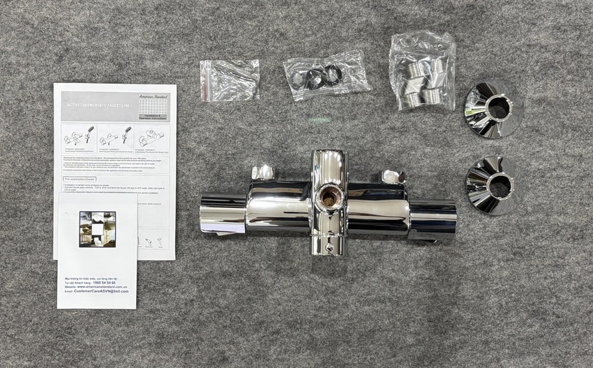 Củ sen tắm chỉnh nhiệt độ American Standard Active WF-4948 (WF4948) 8 Củ sen tắm chỉnh nhiệt độ American Standard Active WF-4948 (WF4948)