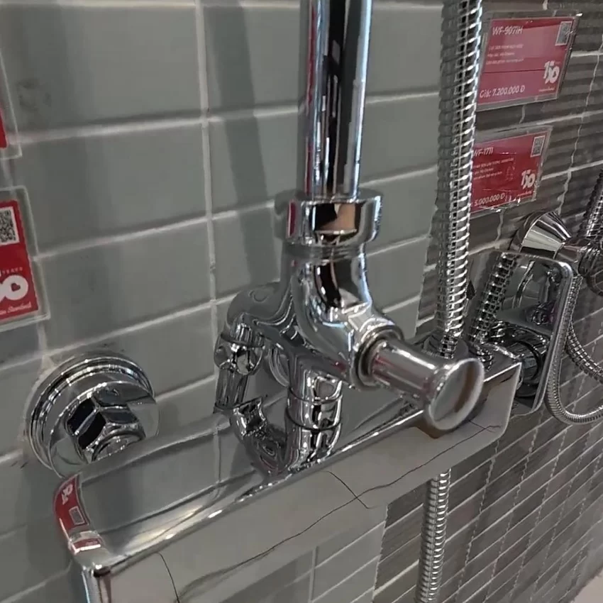 Củ Sen Tắm Nóng Lạnh American Standard WF-3672 WF-3672 Điều Chỉnh Nước Linh Hoạt với WF-3672