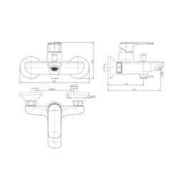 Củ sen tắm nóng lạnh LOVEN American Standard WF-1M11 (WF1M11)