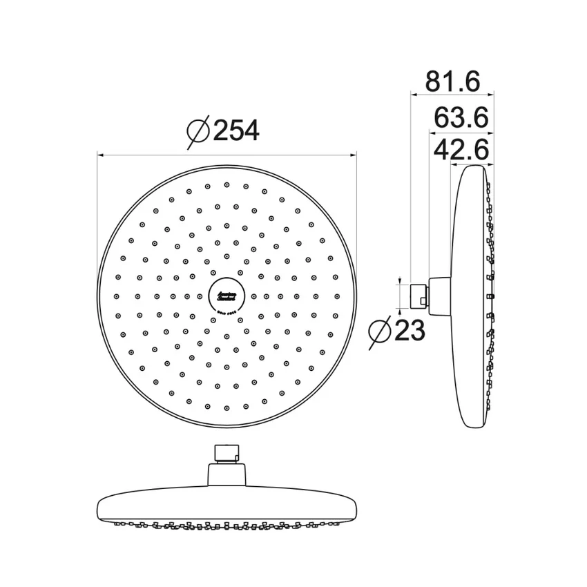Đầu sen phun mưa American Standard 1030970001 7 Đầu sen phun mưa với công nghệ tiên tiến - SKU 1030970001