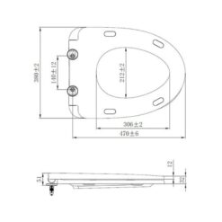 Nắp bồn cầu đóng êm American Standard 61000NS-WT (2630-WT)