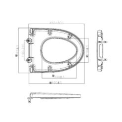 Nắp bồn cầu đóng êm American Standard 640000S-WT (2007-WT, 2307-WT)