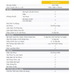 Nắp điện tử American Standard WP-7SR1 (WP7SR1)