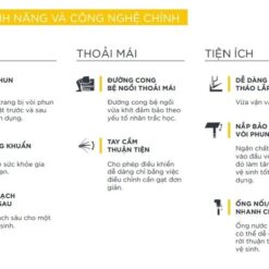 Nắp rửa cơ Slim 3 American Standard CSCFA650