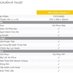 Nắp rửa cơ Slim 3 American Standard CSCFA650